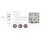 Wrapables Round 10mm Round No Holes Faux Pearls, Imitation Pearls for Jewelry Making (Set of 50), Silver White